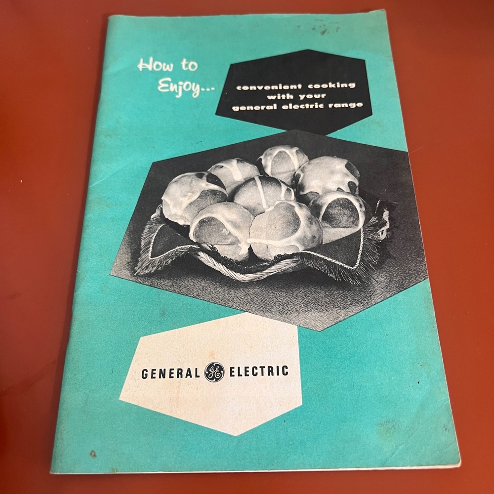 Vintage General Electric Range Manual How to Enjoy Convenient Cooking‎ GE Stove